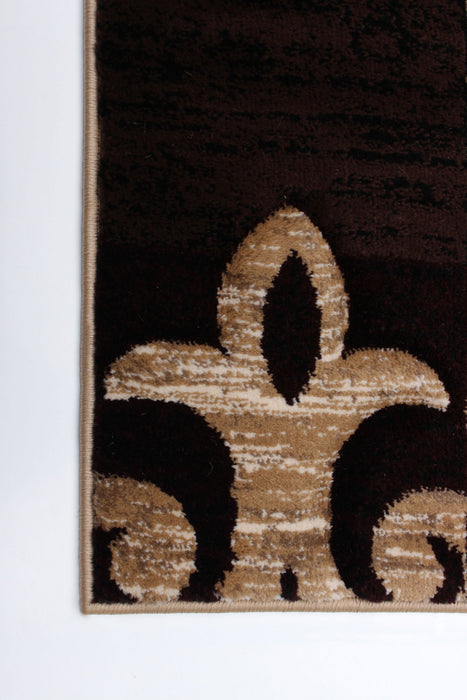 Carpette Neda bourgogne - 6 pi 7 po x 9 pi 6 po