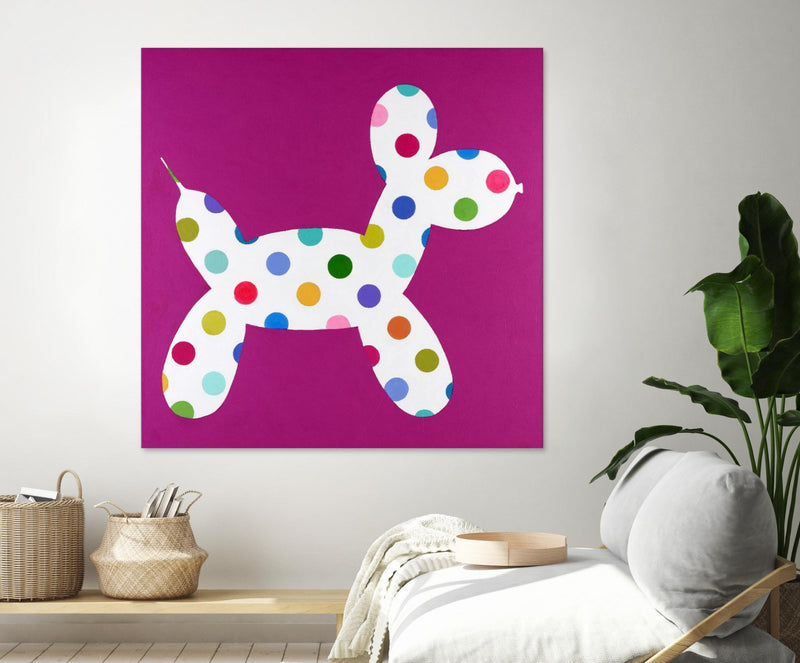 Œuvre d’art murale Giant Art « Dottie » 72 x 72