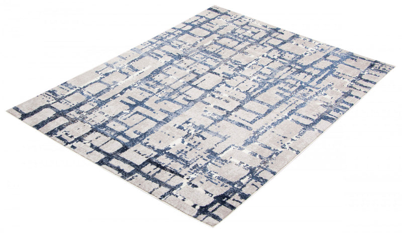 Carpette Jewel bleu marine - 3 pi 11 po x 5 pi 7 po