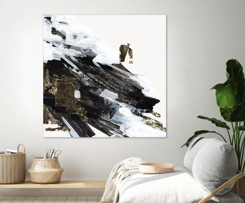 Œuvre d’art murale Giant Art « Motion Waves » 54 x 54