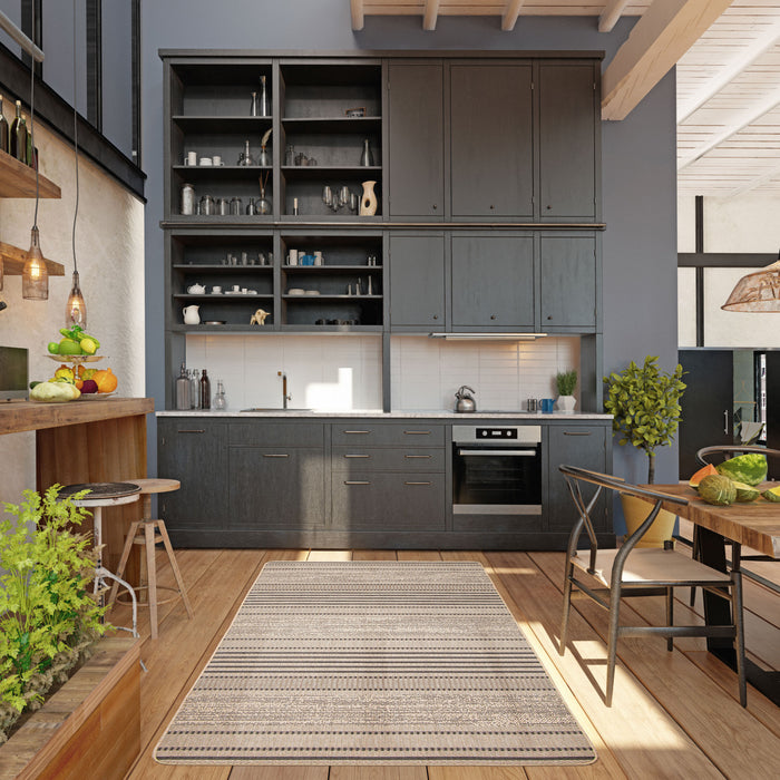 Carpette Wileen brun clair - 2 pi 2 po x 6 pi 7 po