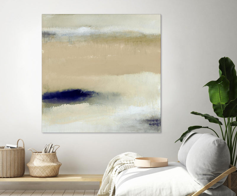Œuvre d’art murale Giant Art « Night Comes Through I » 54 x 54