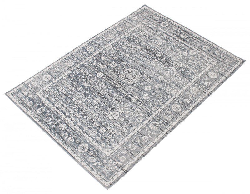 Carpette Shaleigh grisecrème 5 pi 3 po x 7 pi 3 po