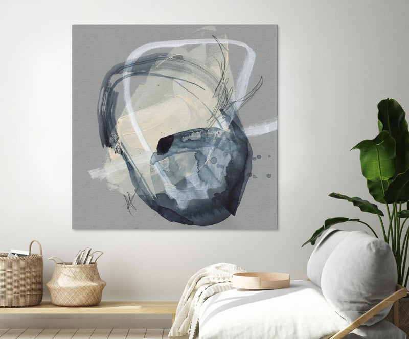 Œuvre d’art murale Giant Art « Tandem Loops I » 54 x 54