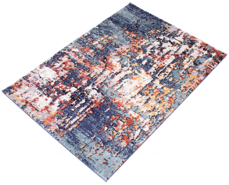 Carpette Paloma Vintage bleue - 5 pi 3 po x 7 pi 3 po
