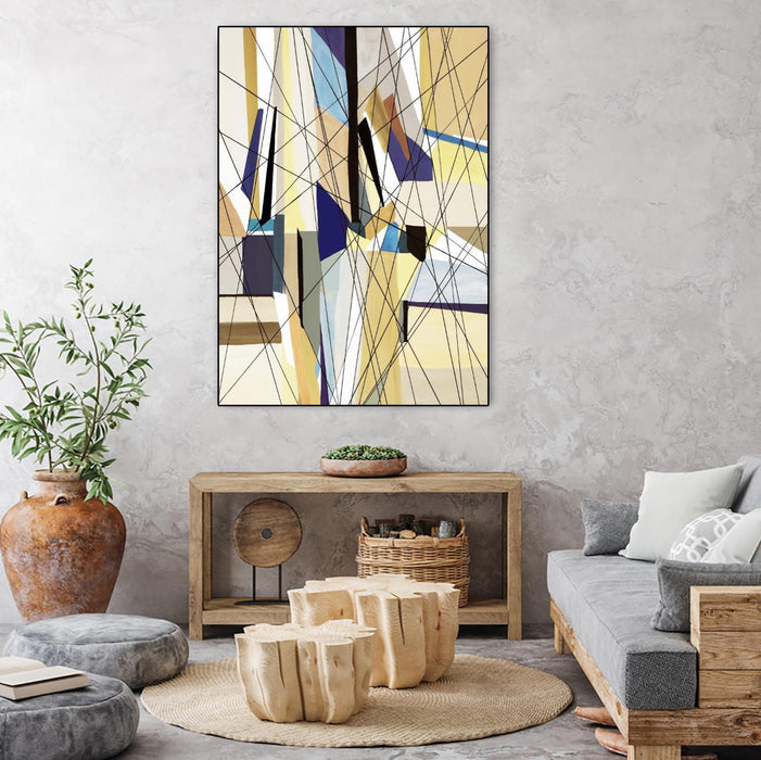 Œuvre d’art murale sur toile encadrée noire « Seacruise » 30 x 40