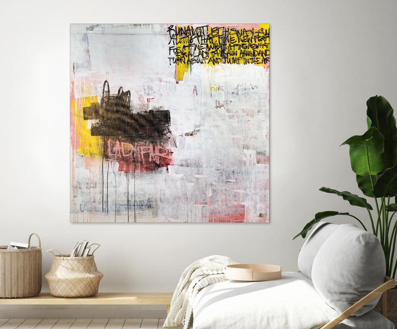 Œuvre d’art murale Giant Art « Jump In The Air » 54 x 54