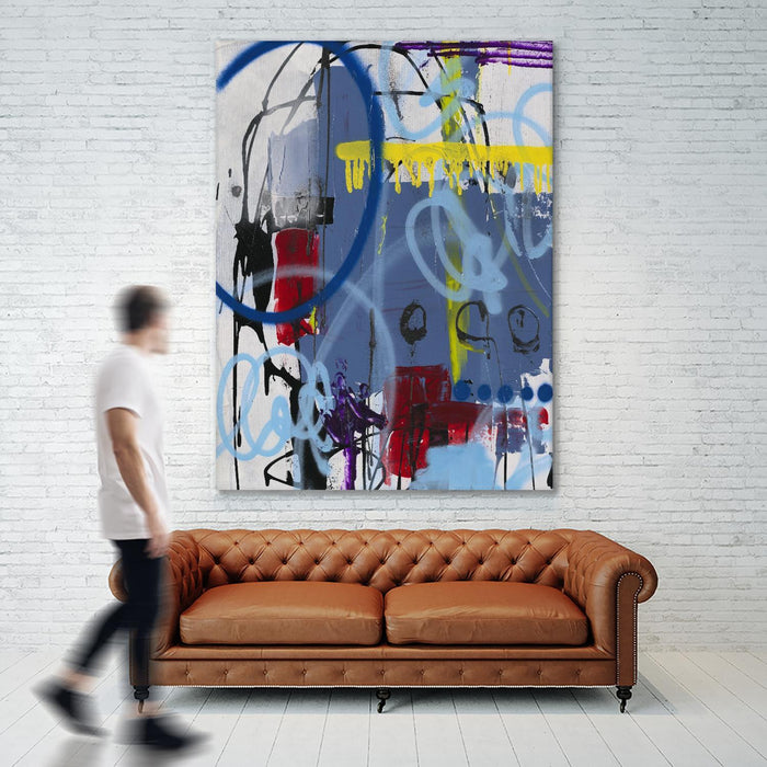 Œuvre d’art murale Giant Art « Live For The Applause Ii » 72 x 54