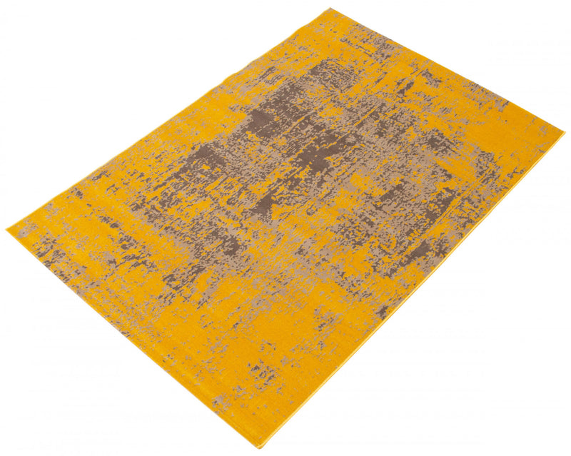 Carpette Mariam jaune 6 pi 7 po x 9 pi 6 po