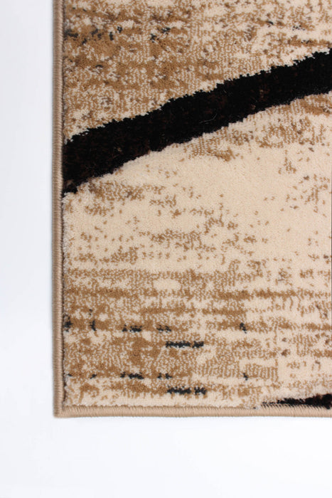 Carpette Cherokee doréechocolat - 6 pi 7 po x 9 pi 6 po