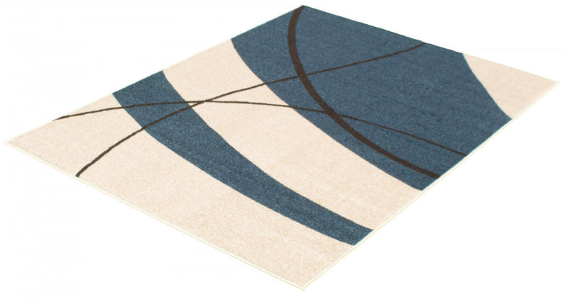Carpette Carson bleu - 3 pi 11 pox 5 pi 7 po