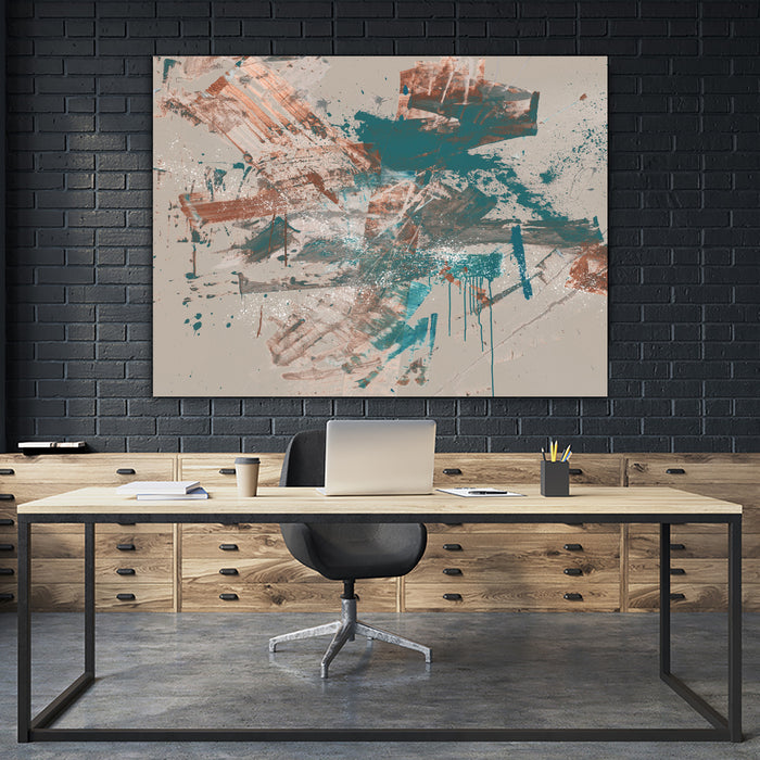 Œuvre d’art murale Giant Art « Fresh Grind Ii » 72 x 54
