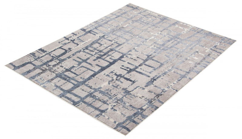 Carpette Jewel bleu clair - 5 pi 3 po x 7 pi 3 po