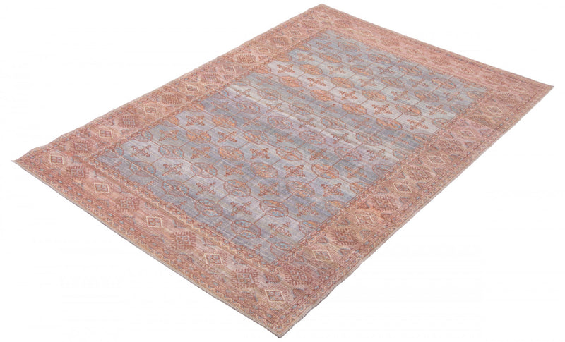 Carpette Rosamond bleue 5 pi 3 po x 8 pi 0 po