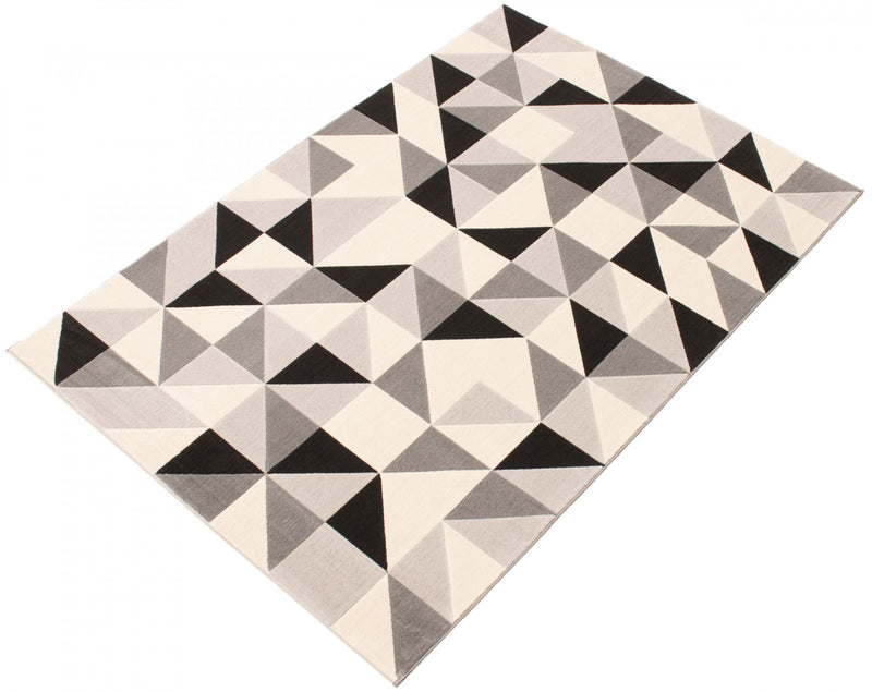Carpette Nuria noire 3 pi 11 po x 5 pi 7 po
