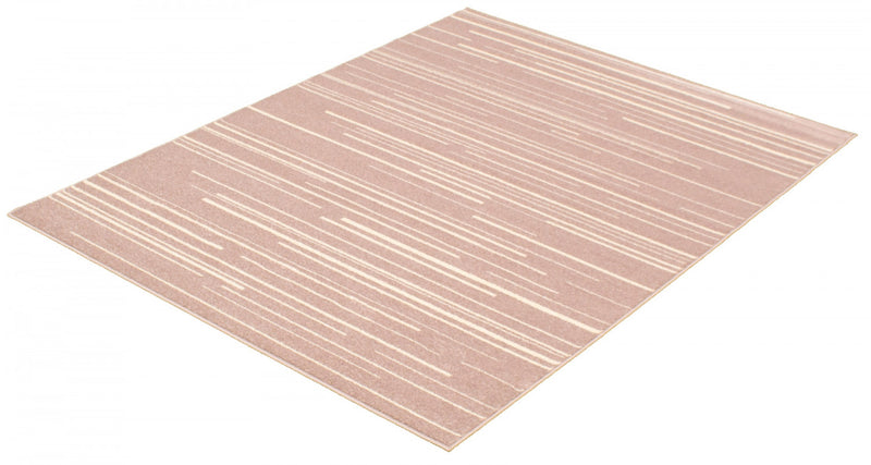 Carpette Faith rose-crème - 5 pi 3 pox 7 pi 3 po