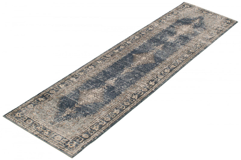Carpette Octavian Bijar bleu - 2 pi 7 pox 8 pi 2 po