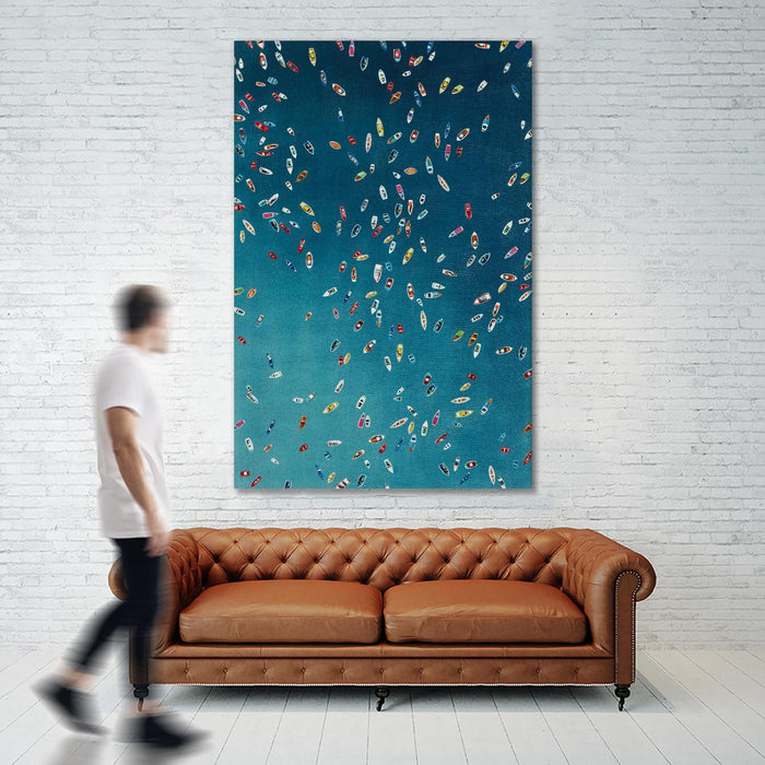 Œuvre d’art murale Giant Art « A Summer To Gather » 84 x 54