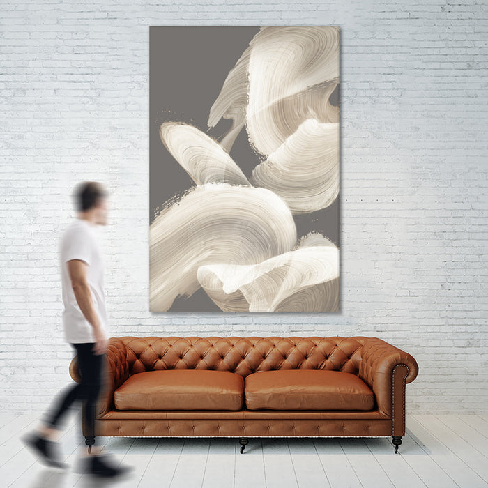Œuvre d’art murale Giant Art « Evolution Of White » 72 x 48