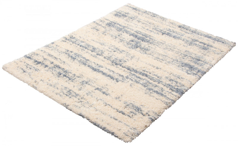  Carpette Kei crèmebleu clair - 6 pi 7 po x 9 pi 6 po