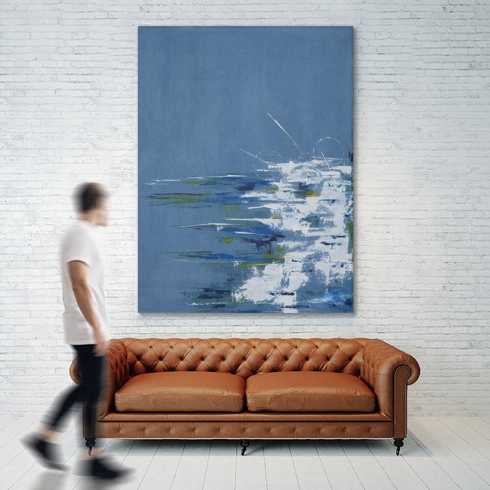 Œuvre d’art murale Giant Art « Tip Toe Surf » 72 x 54