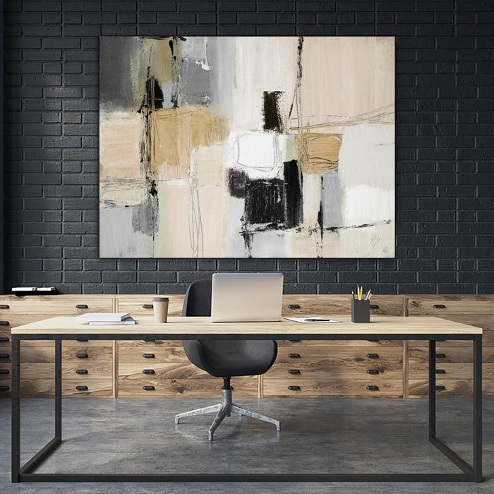 Œuvre d’art murale Giant Art « Neutral Variety » 72 x 54