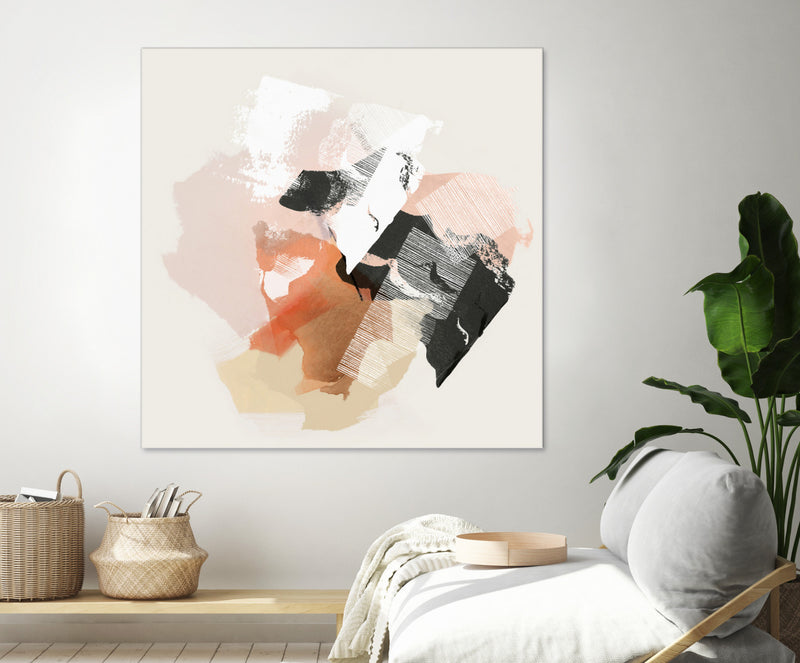 Œuvre d’art murale Giant Art « New Dawn I » 72 x 72