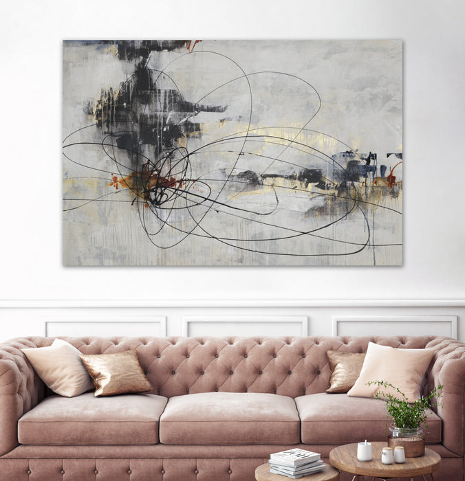Œuvre d’art murale Giant Art « Mess With The Mind I » 84 x 54