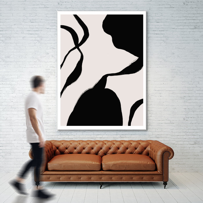Œuvre d’art murale Giant Art « Mouvement » 72 x 54