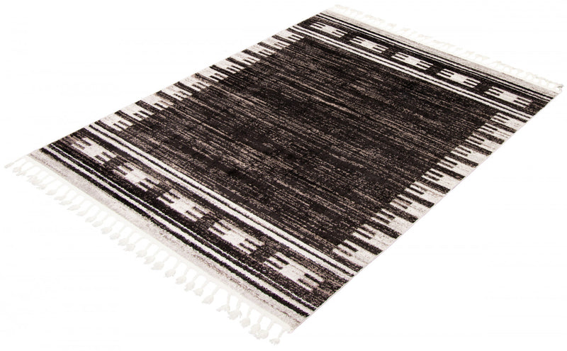  Carpette Vera Harmony noire - 7 pi 10 po x 10 pi 5 po