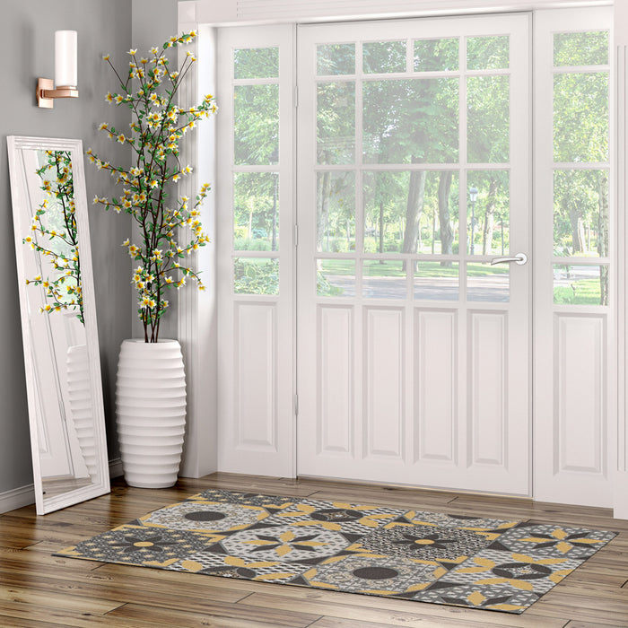 Carpette Bellezza grise 2 pi 2 po x 4 pi 0 po
