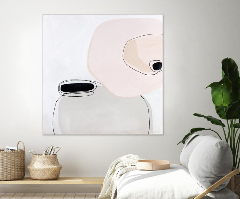 Œuvre d’art murale Giant Art « Tranquility » 54 x 54