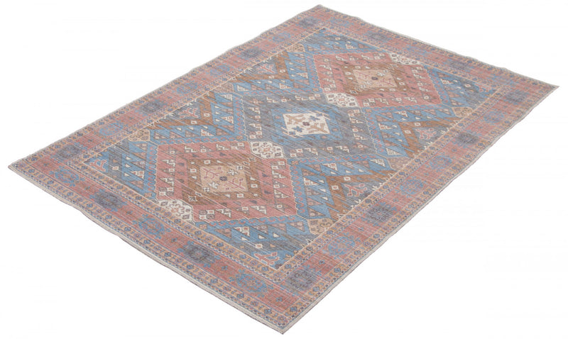 Carpette Samia bleu clair 5 pi 3 po x 8 pi 0 po