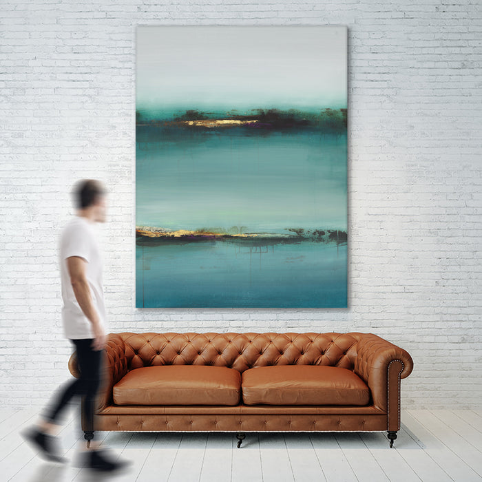 Œuvre d’art murale Giant Art « Virgin Isles V » 72 x 54