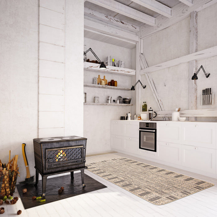 Carpette Joni brun clair - 4 pi 4 po x 6 pi 5 po