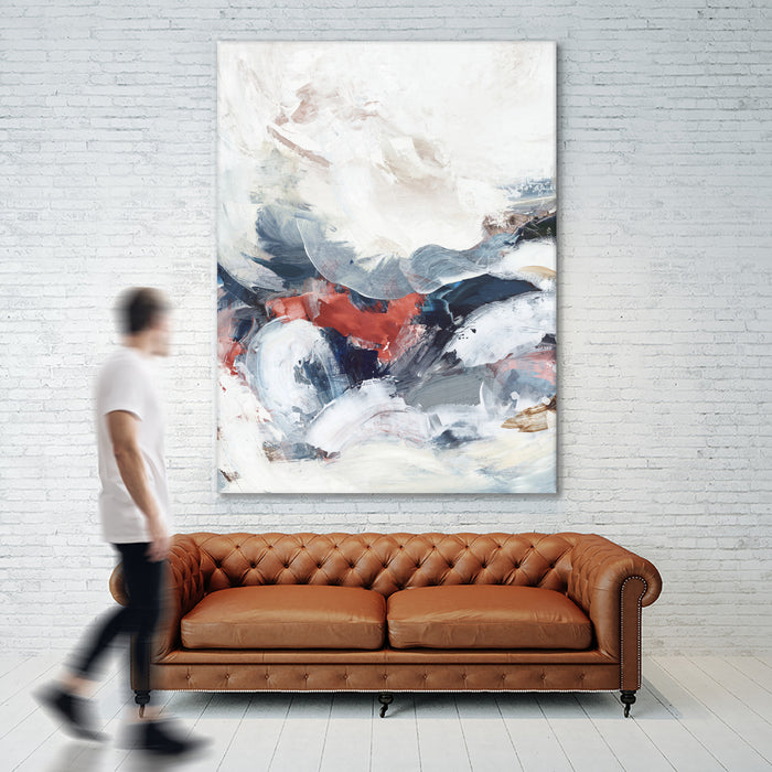 Œuvre d’art murale Giant Art « Drifting Together » 72 x 54