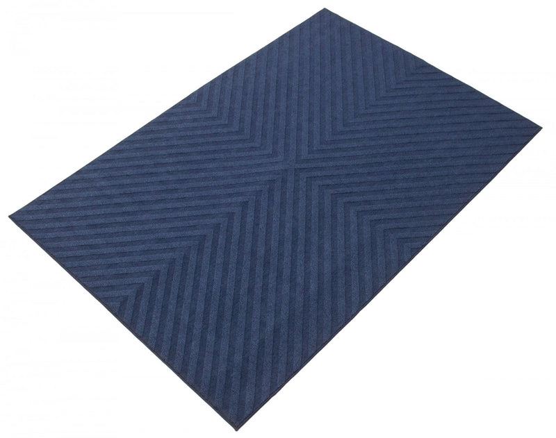 Carpette Dodie bleue 6 pi 7 po x 9 pi 6 po