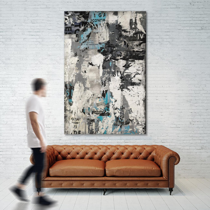 Œuvre d’art murale Giant Art « Wall Street Transactions.tif » 72 x 48