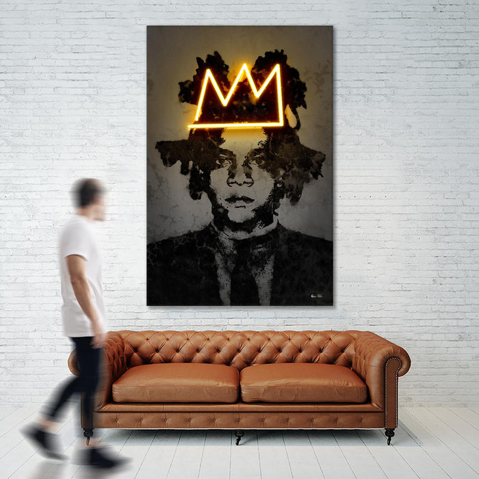 Œuvre d’art murale Giant Art « Basquiat » 84 x 54