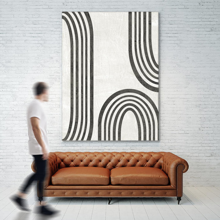 Œuvre d’art murale Giant Art « Modern Arc I » 72 x 54