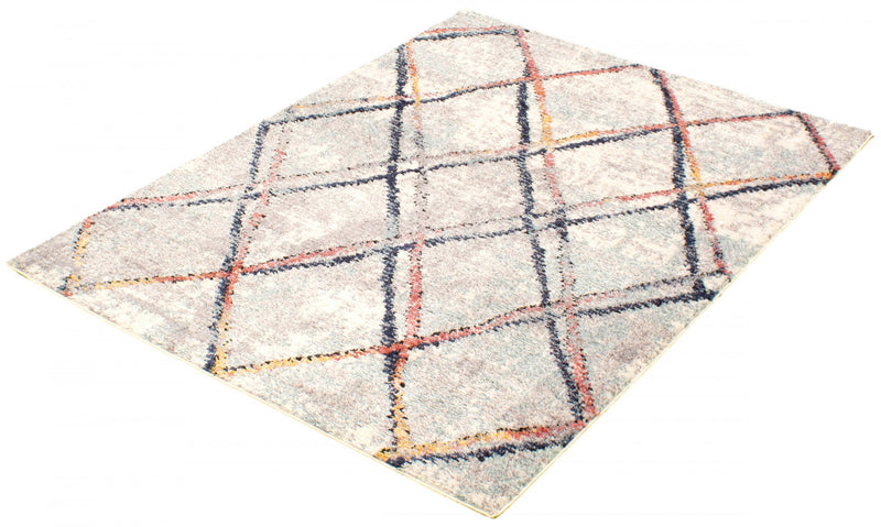 Carpette Makondo Abstract ivoire - 6 pi 7 pox 9 pi 6 po