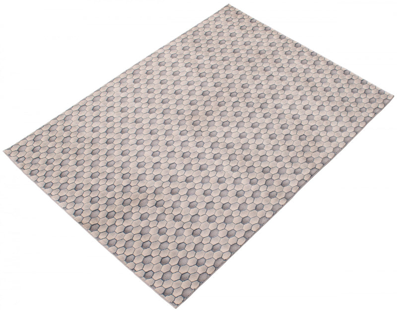 Carpette Ranger grise/bleue 3 pi 11 po x 5 pi 11 po