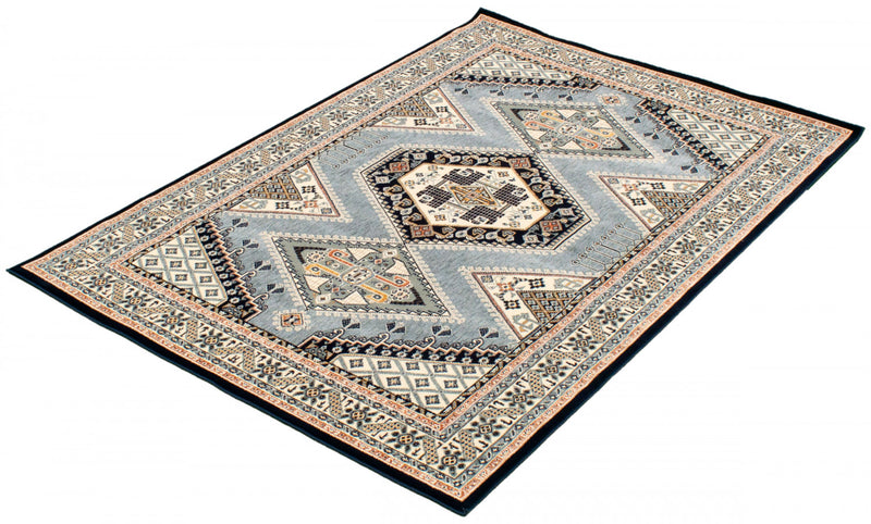 Carpette Quincy bleue - 7 pi 10 po x 10 pi 2 po 