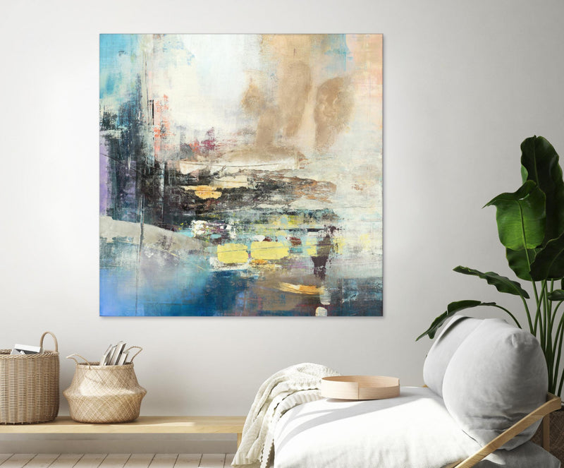 Œuvre d’art murale Giant Art « Awaken I » 72 x 72
