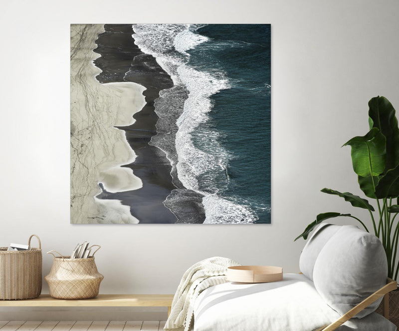 Œuvre d’art murale Giant Art « Molenaar - Running Waves » 54 x 54