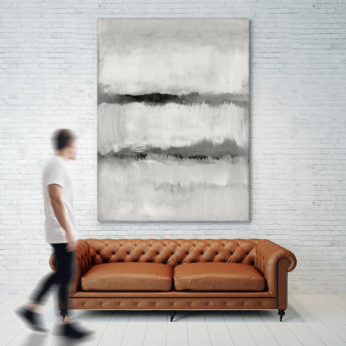 Œuvre d’art murale Giant Art « Into The Misty Fog I » 72 x 54