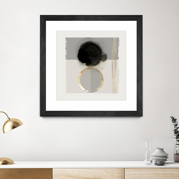 Œuvre d’art murale encadrée noire et mate « Dream Life Inspired Ii » 36 x 36