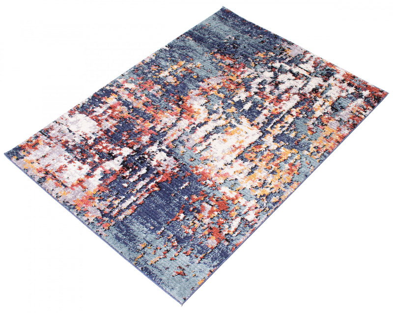 Carpette Paloma Vintage bleue - 3 pi 11 po x 5 pi 11 po