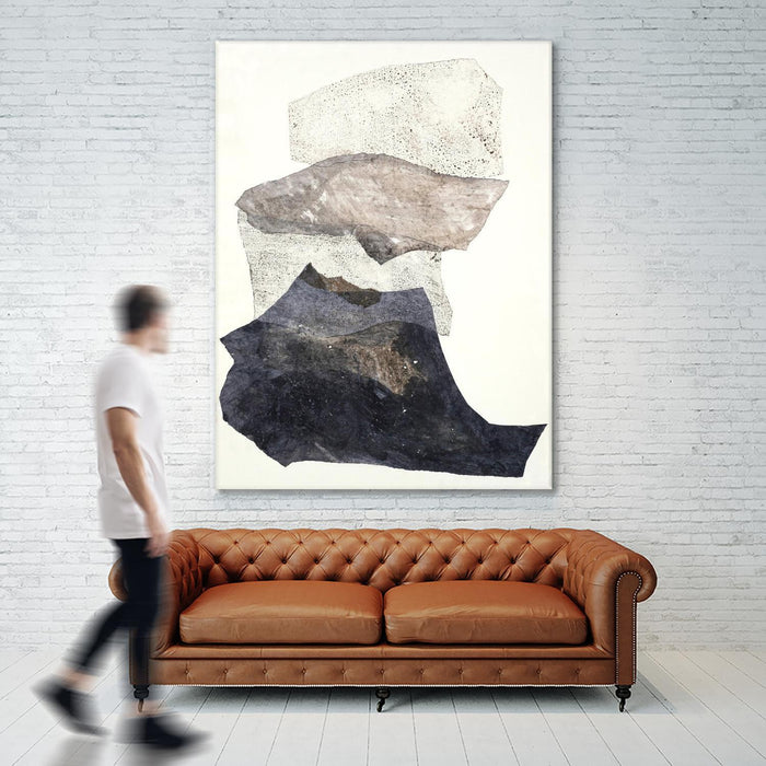 Œuvre d’art murale Giant Art « Organza 3 » 72 x 54