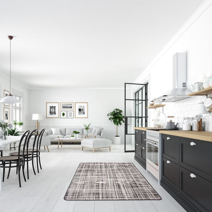 Carpette Panthea noire - 2 pi 2 po x 6 pi 7 po